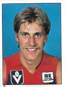 1984 Scanlens VFL Stickers #10 Peter Giles Front